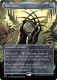 Mox Opal (Borderless) - Double Masters - Magic: The Gathering card