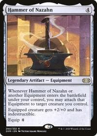 Hammer of Nazahn - Double Masters - Magic: The Gathering card
