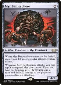 Myr Battlesphere - Double Masters - Magic: The Gathering card