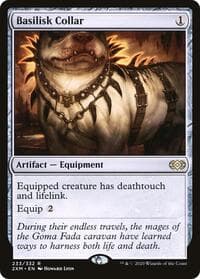 Basilisk Collar - Double Masters - Magic: The Gathering card