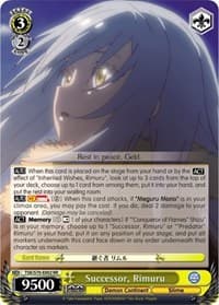 Successor, Rimuru - That Time I Got Reincarnated as a Slime - Weiss Schwarz card
