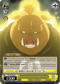 Successor of Orc Disaster's Dying Wishes, Geld - That Time I Got Reincarnated as a Slime - Weiss Schwarz card