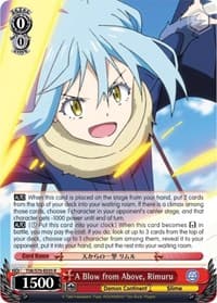 A Blow from Above, Rimuru - That Time I Got Reincarnated as a Slime - Weiss Schwarz card