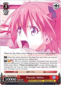 Pursuit, Milim - That Time I Got Reincarnated as a Slime - Weiss Schwarz card