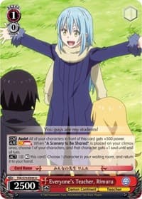 Everyone's Teacher, Rimuru - That Time I Got Reincarnated as a Slime - Weiss Schwarz card