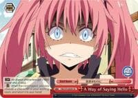 A Way of Saying Hello - That Time I Got Reincarnated as a Slime - Weiss Schwarz card