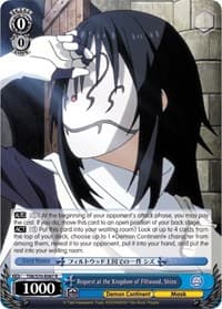 Request at the Kingdom of Filtwood, Shizu - That Time I Got Reincarnated as a Slime - Weiss Schwarz card