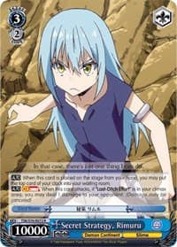 Secret Strategy, Rimuru - That Time I Got Reincarnated as a Slime - Weiss Schwarz card