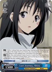 Last Journey, Shizu (SR) - That Time I Got Reincarnated as a Slime - Weiss Schwarz card