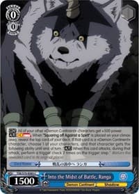 Into the Midst of Battle, Ranga - That Time I Got Reincarnated as a Slime - Weiss Schwarz card