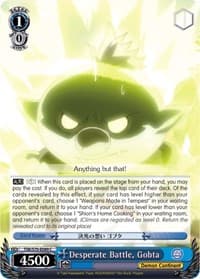 Desperate Battle, Gobta - That Time I Got Reincarnated as a Slime - Weiss Schwarz card