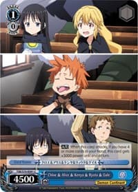 Chloe & Alice & Kenya & Ryota & Gale - That Time I Got Reincarnated as a Slime - Weiss Schwarz card