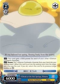 A Break at the Hot Springs, Rimuru - That Time I Got Reincarnated as a Slime - Weiss Schwarz card