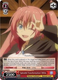 Splendid Transformation! Milim - That Time I Got Reincarnated as a Slime - Weiss Schwarz card