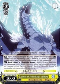 Bonds of Friendship, Veldora - That Time I Got Reincarnated as a Slime - Weiss Schwarz card