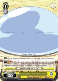 Reincarnated From Another World, Rimuru - That Time I Got Reincarnated as a Slime - Weiss Schwarz card