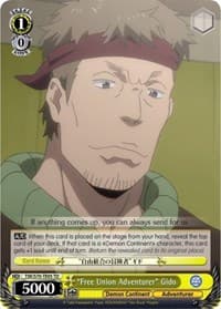 "Free Union Adventurer" Gido - That Time I Got Reincarnated as a Slime - Weiss Schwarz card