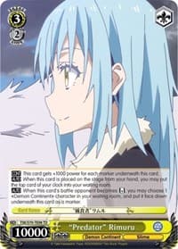 "Predator" Rimuru - That Time I Got Reincarnated as a Slime - Weiss Schwarz card