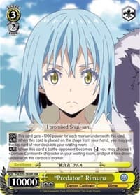 "Predator" Rimuru (RRR) - That Time I Got Reincarnated as a Slime - Weiss Schwarz card
