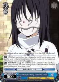 Looking for Party Members, Shizu (RRR) - That Time I Got Reincarnated as a Slime - Weiss Schwarz card