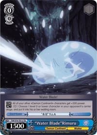 "Water Blade"Rimuru - That Time I Got Reincarnated as a Slime - Weiss Schwarz card