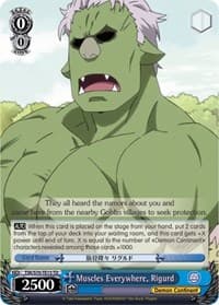 Muscles Everywhere, Rigurd - That Time I Got Reincarnated as a Slime - Weiss Schwarz card