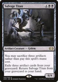 Salvage Titan - Double Masters - Magic: The Gathering card