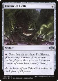 Throne of Geth - Double Masters - Magic: The Gathering card