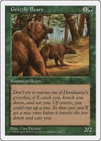 Grizzly Bears - Fifth Edition - Magic: The Gathering card