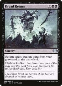 Dread Return - Double Masters - Magic: The Gathering card