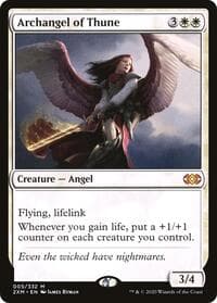 Archangel of Thune - Double Masters - Magic: The Gathering card