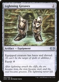 Lightning Greaves - Double Masters - Magic: The Gathering card