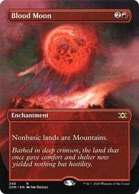 Blood Moon (Borderless) - Double Masters - Magic: The Gathering card