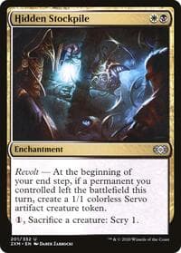 Hidden Stockpile - Double Masters - Magic: The Gathering card