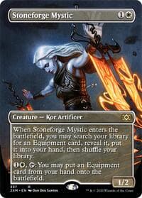 Stoneforge Mystic (Borderless) - Double Masters - Magic: The Gathering card