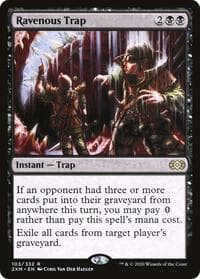 Ravenous Trap - Double Masters - Magic: The Gathering card