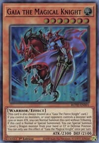 Gaia the Magical Knight - Rise of the Duelist - YuGiOh card