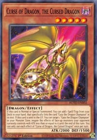 Curse of Dragon, the Cursed Dragon - Rise of the Duelist - YuGiOh card