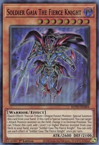 Soldier Gaia The Fierce Knight - Rise of the Duelist - YuGiOh card