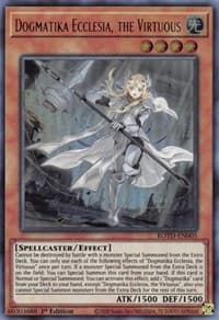 Dogmatika Ecclesia, the Virtuous - Rise of the Duelist - YuGiOh card