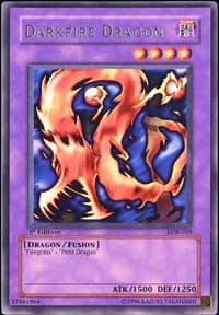 Darkfire Dragon - The Legend of Blue Eyes White Dragon - YuGiOh card