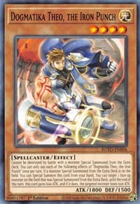 Dogmatika Theo, the Iron Punch - Rise of the Duelist - YuGiOh card