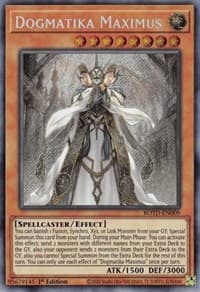 Dogmatika Maximus - Rise of the Duelist - YuGiOh card