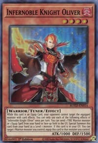 Infernoble Knight Oliver - Rise of the Duelist - YuGiOh card