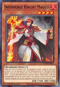 Infernoble Knight Maugis - Rise of the Duelist - YuGiOh card