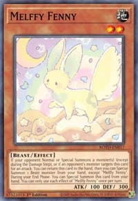Melffy Fenny - Rise of the Duelist - YuGiOh card