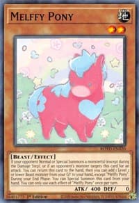 Melffy Pony - Rise of the Duelist - YuGiOh card