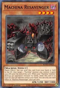 Machina Resavenger - Rise of the Duelist - YuGiOh card