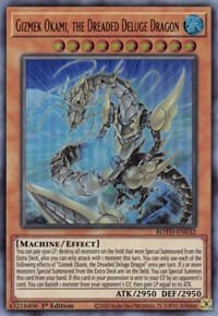 Gizmek Okami, the Dreaded Deluge Dragon - Rise of the Duelist - YuGiOh card