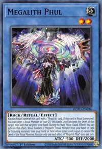 Megalith Phul - Rise of the Duelist - YuGiOh card
